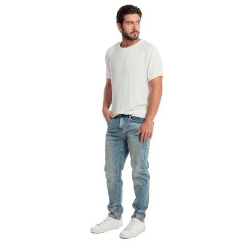 Pantalón de mezclilla Balam azul para caballero BLC1141