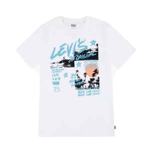 Playera Levis blanco para niño 81K312