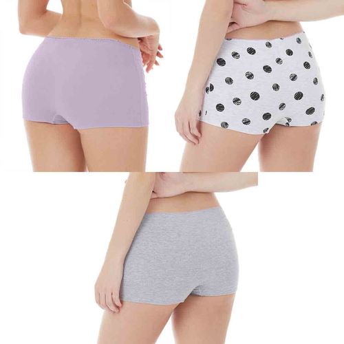 Set de bóxer Tops And Bottoms multicolor para dama 20846