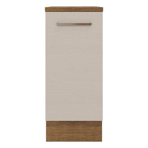 Gabinete bajo Madesa 35cm 1 puerta marron crema agata