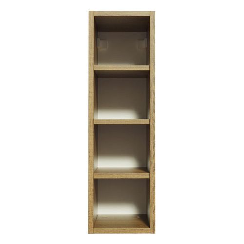 Gabinete superior botellero con 4 nichos 20cm para cocina glamy y agata marron