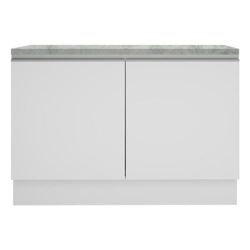 Gabinete Madesa 120cm con encimera blanco glamy
