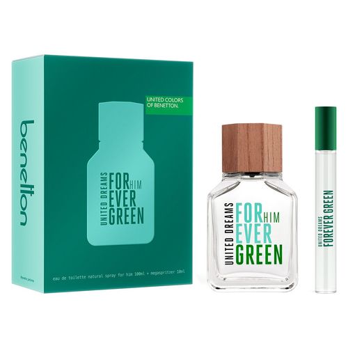 Estuche Benetton forever green para caballero EDT 65214011