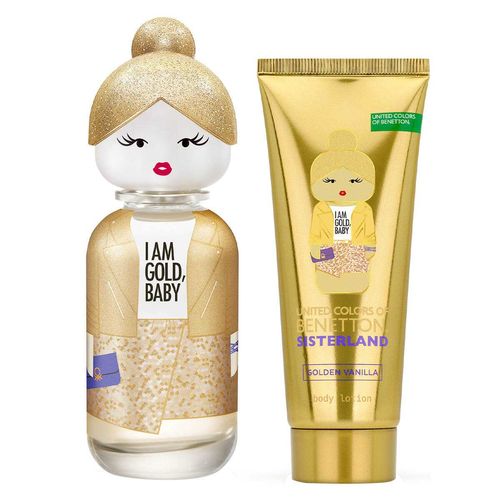 Estuche Benetton sisiterland golden vanilla para dama EDP 65214031