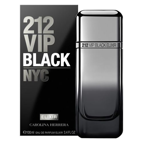 Perfume Carolina Herrera 212 vip black elixir para caballero EDP 65213586