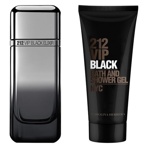 Estuche Carolina Herrera 212 vip black elixir para caballero EDP 65217557
