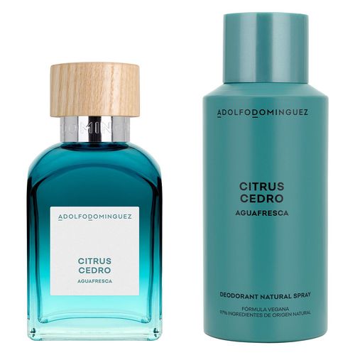 Estuche Adolfo Dominguez citrus cedro para caballero EDT 65201529