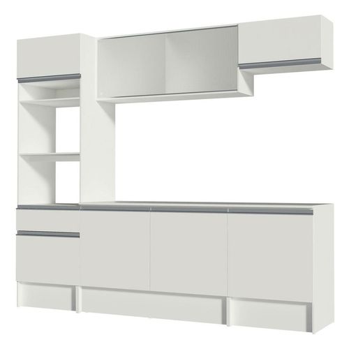 Cocina integral Madesa 240cm blanco topazio
