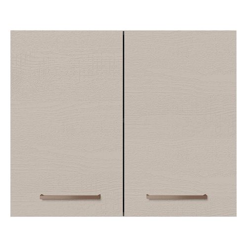 Gabinete superior Madesa 80cm 2 puertas marron crema agata