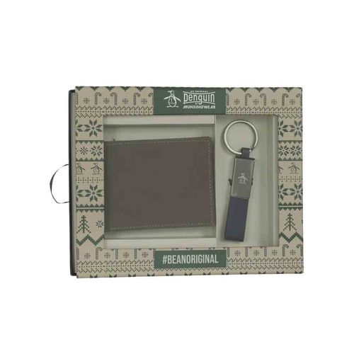 Set de accesorios Original Penguin para caballero café n22-9008-0