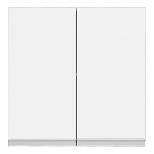 Gabinete superior Madesa 70cm 2 puertas marron blanco glamy