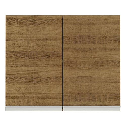 Gabinete superior Madesa 80cm 2 puertas marron glamy