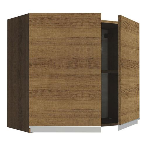 Gabinete superior Madesa 80cm 2 puertas marron glamy