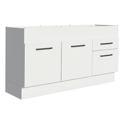 Gabinete para Fregadero Madesa 150cm sin fregadero ni encimera blanco agata