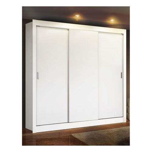 Clóset Madesa 3 puertas corredizas blanco monaco