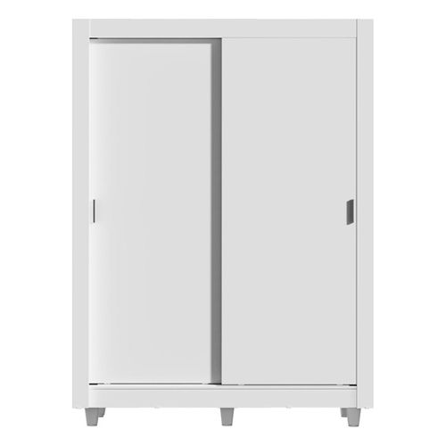 Closet Madesa 2 puertas 4 cajones con pies blanco dallas plus