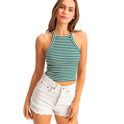 Blusa Hyfve verde para dama HF25A620