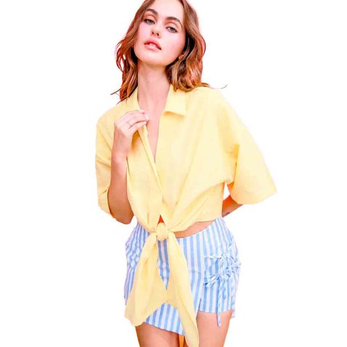 Blusa Hyfve amarillo para dama HF25C749