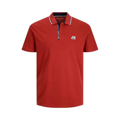 Playera tipo polo Jack And Jones rojo para caballero 12229382