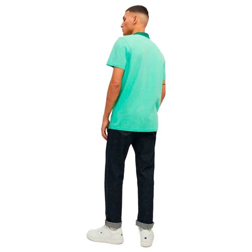 Playera tipo polo Jack And Jones verde para caballero 12229382