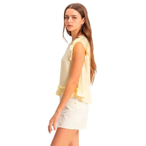 Blusa Hyfve beige para dama HF25A845