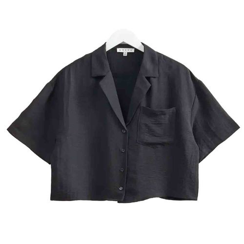 Blusa camisera Hyfve negro para dama HF25C546