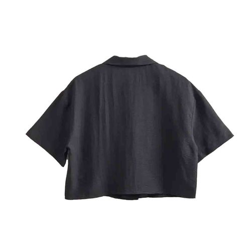 Blusa camisera Hyfve negro para dama HF25C546