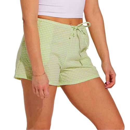 Short Double Zero verde para dama DZ25A957