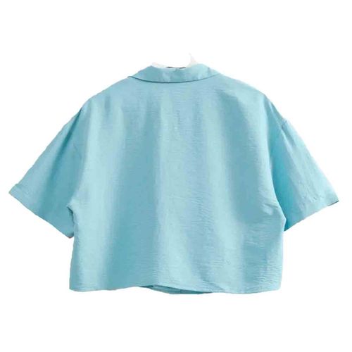 Blusa camisera Hyfve azul para dama HF25C546