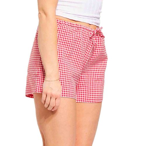 Short Double Zero rojo para dama DZ25A957