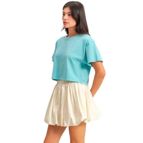 Blusa Double Zero azul para dama DZ25A903