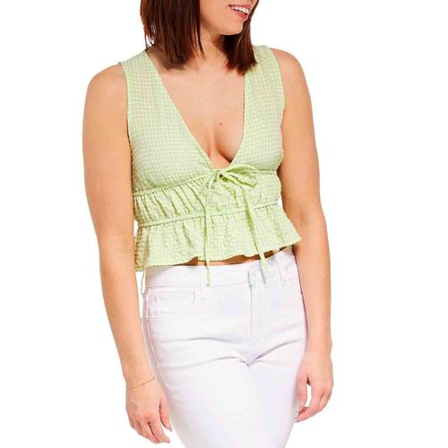 Blusa Hyfve verde para dama DZ25C142