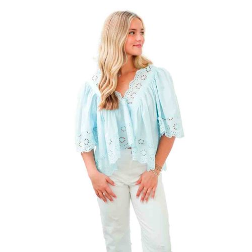 Blusa Hyfve azul para dama HF25A140
