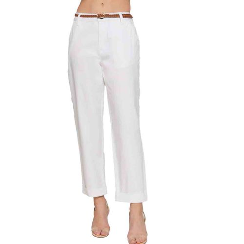 Pantalón Active Usa blanco para dama P14346