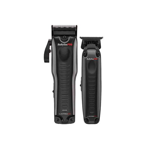 Combo para barberia  Babyliss clipper y trimmer lo pro negro fxholpklp-bes