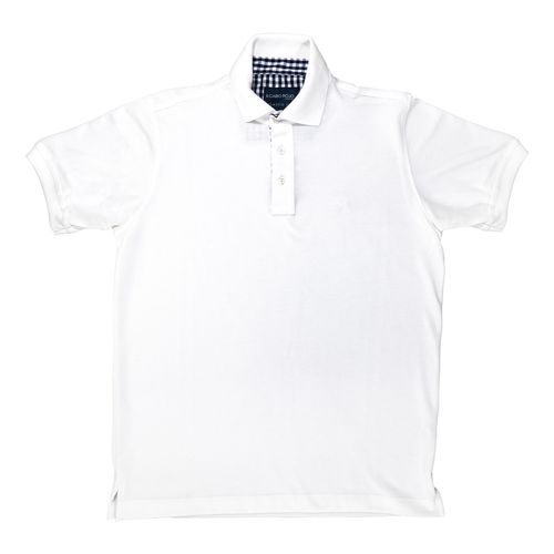 Playera tipo polo Cabo Rojo blanco para caballero 7000