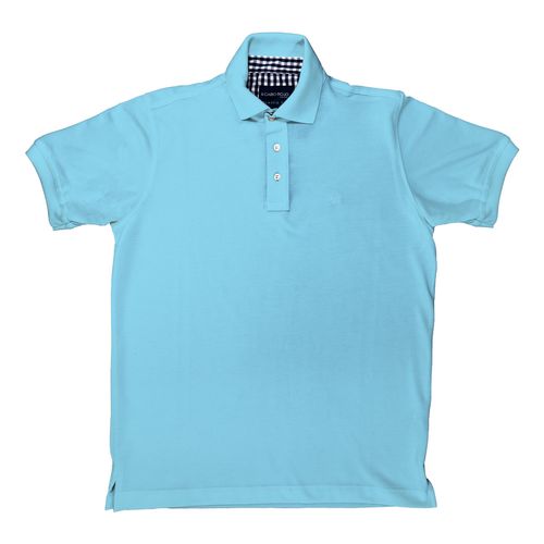 Playera tipo polo Cabo Rojo azul para caballero 7000