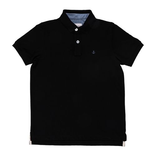 Playera tipo polo Cabo Rojo negro para caballero 1500 SFC