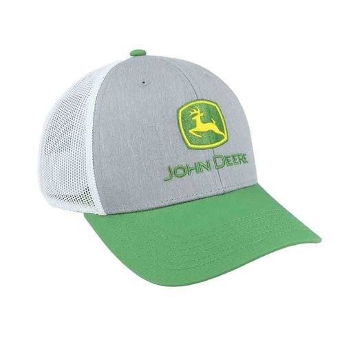 Gorra John Deere para caballero gris jd trucker