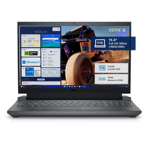 Laptop gaming Dell G15 512 gb 16 gb ram negro fd6dx