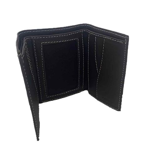 Cartera trifold Lurueña para caballero negro 423