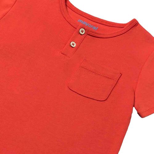Set de playera Mayoral rojo para bebé 1060