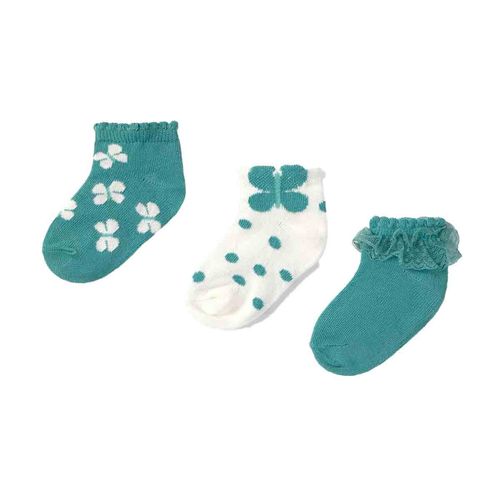 Set de calcetines Mayoral verde para bebé 10874