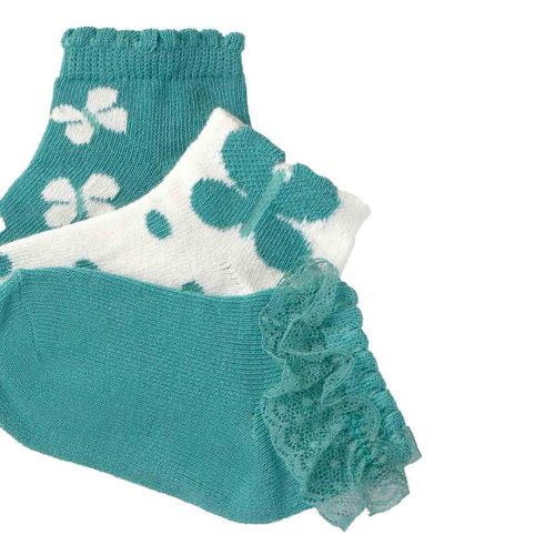 Set de calcetines Mayoral verde para bebé 10874