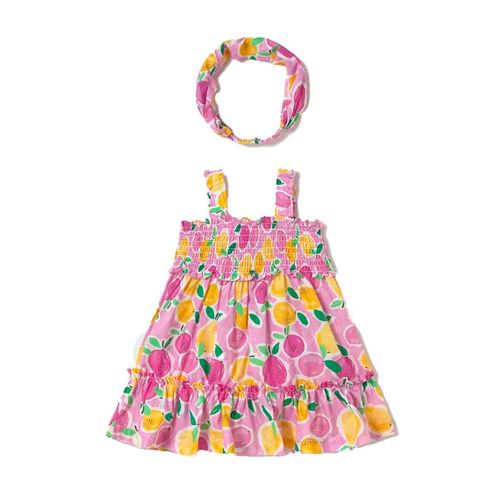 Vestido Mayoral fucsia para bebé 1926