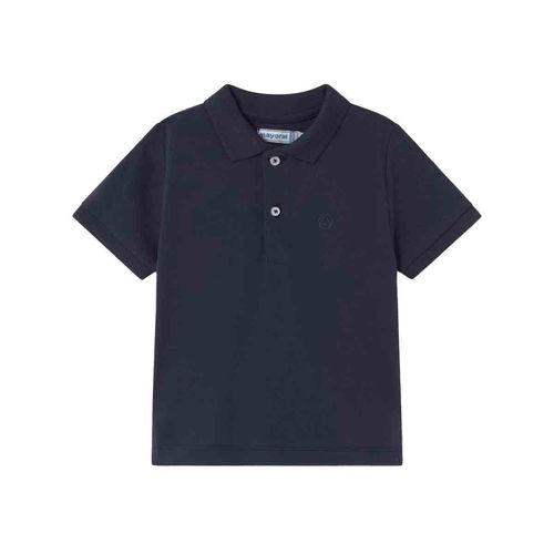 Playera tipo polo Mayoral marino para bebé 102