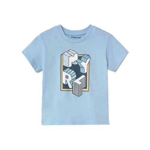 Playera Mayoral azul para bebé 106