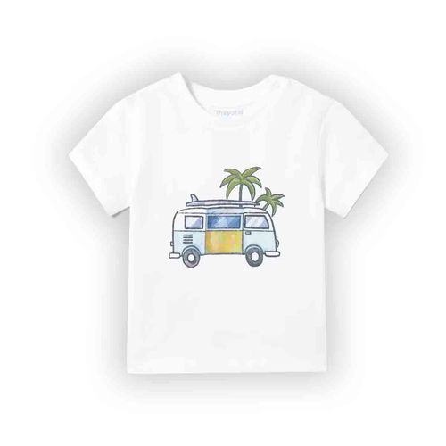 Playera Mayoral blanco para bebé 1063