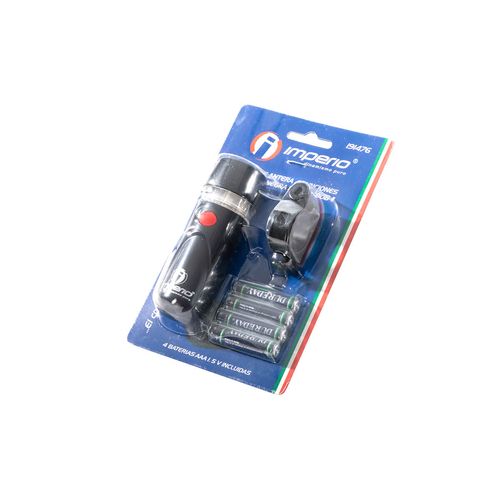 Paquete de 5 luces delantera Veloci negro 4 funciones con baterías incluidas
