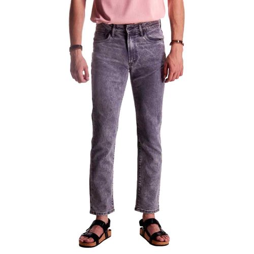 Pantalón de mezclilla Authentic Lyon gris para caballero 115096-100